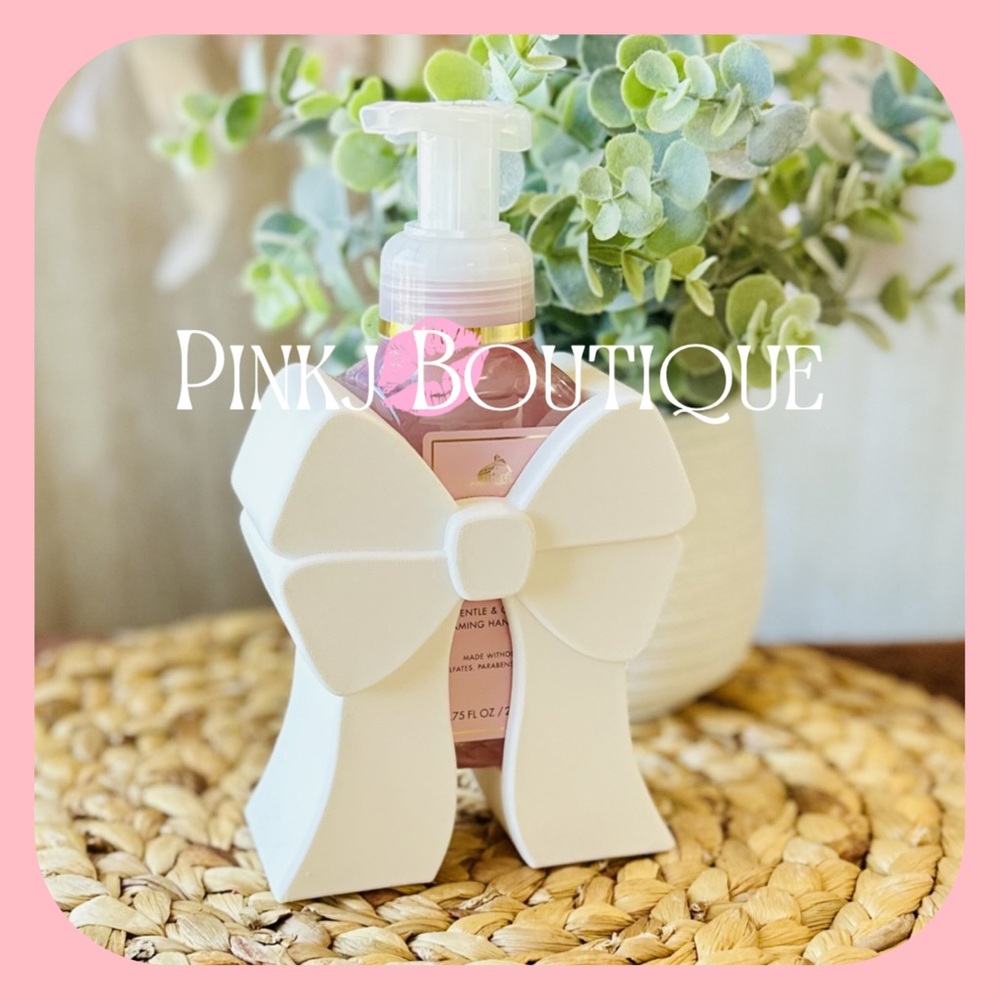 💗Custom Bath & Body Works {Coquette Bow} Shape Foam Soap Holder | Home Accent!